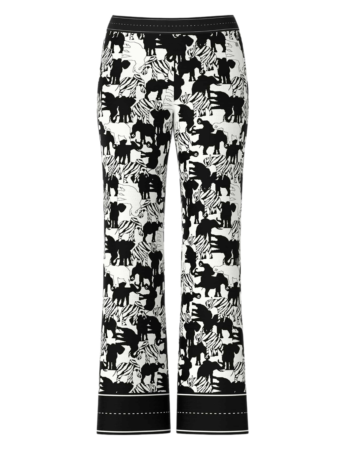 Женские брюки Marc Cain Черные / Белые