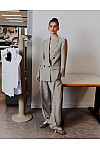 Женские брюки tailored Marella Бежевые