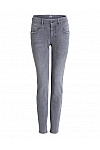 Женские джинсы slim fit Oui Серые