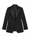 Женский пиджак della Reiss Черный