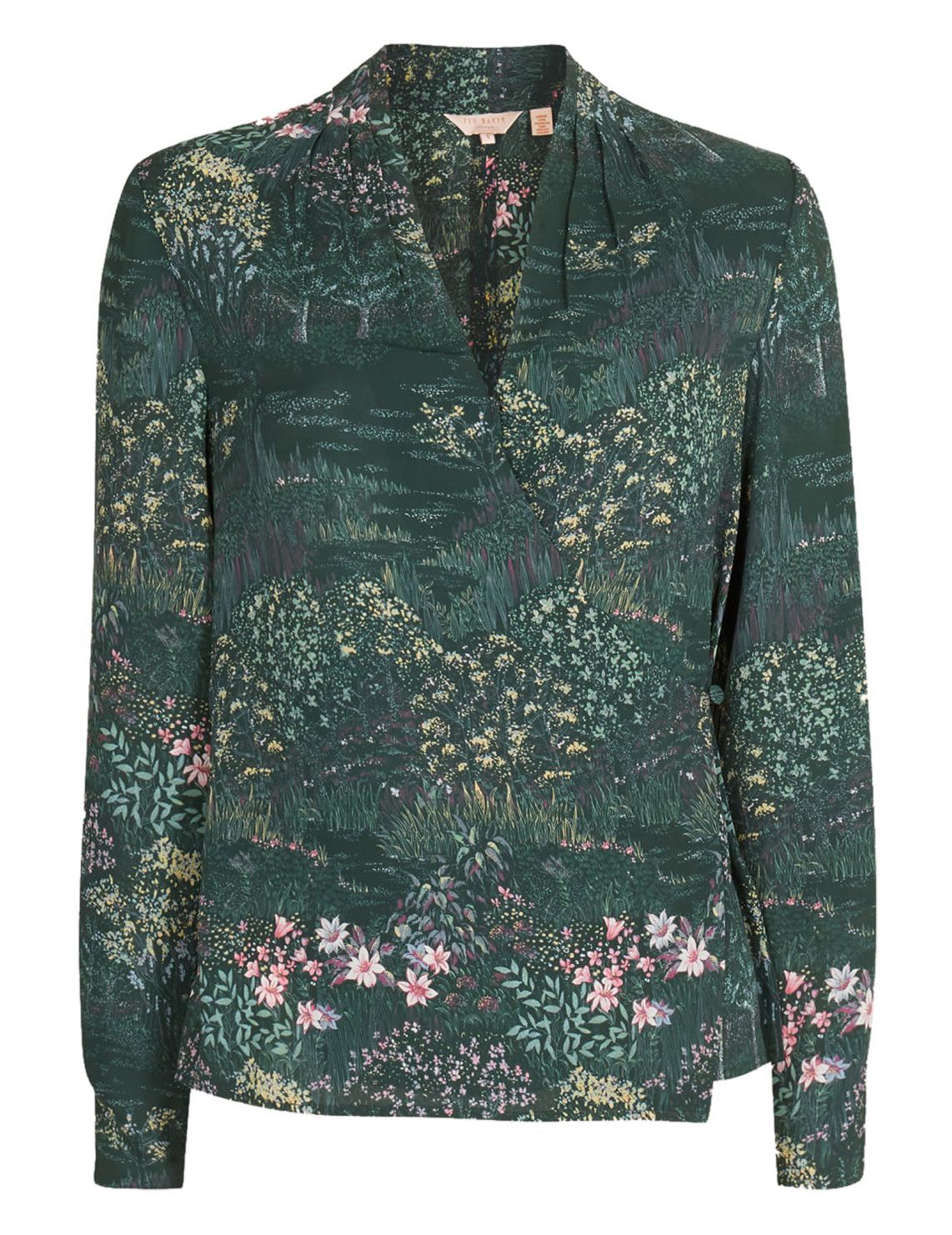 Женская блуза thessie Ted Baker Зеленая