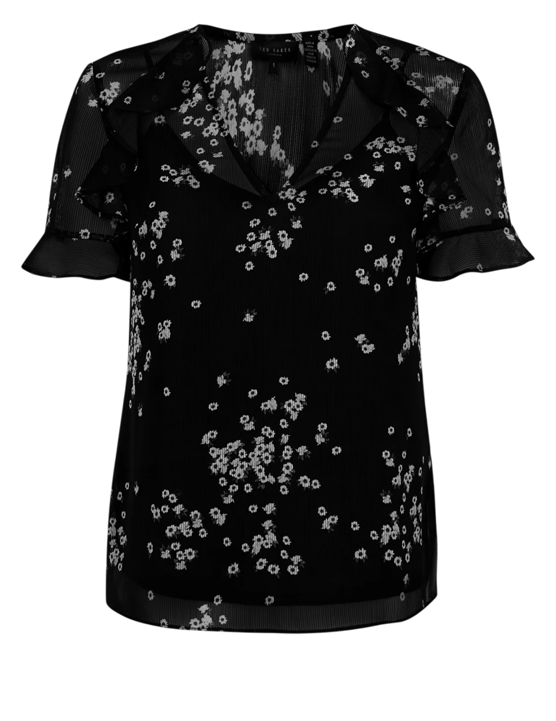 Женская блуза kleaa Ted Baker Черная